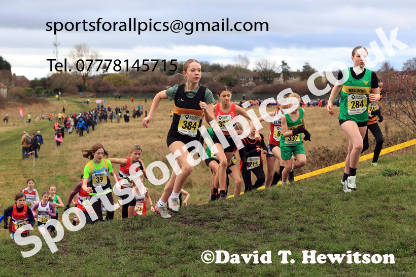 Girls Under-13s 2025 Start Fitness NEHL, Wrekenton, Gateshead, Sunday, November 23rd. Photo: David T. Hewitson/Sports for All Pics